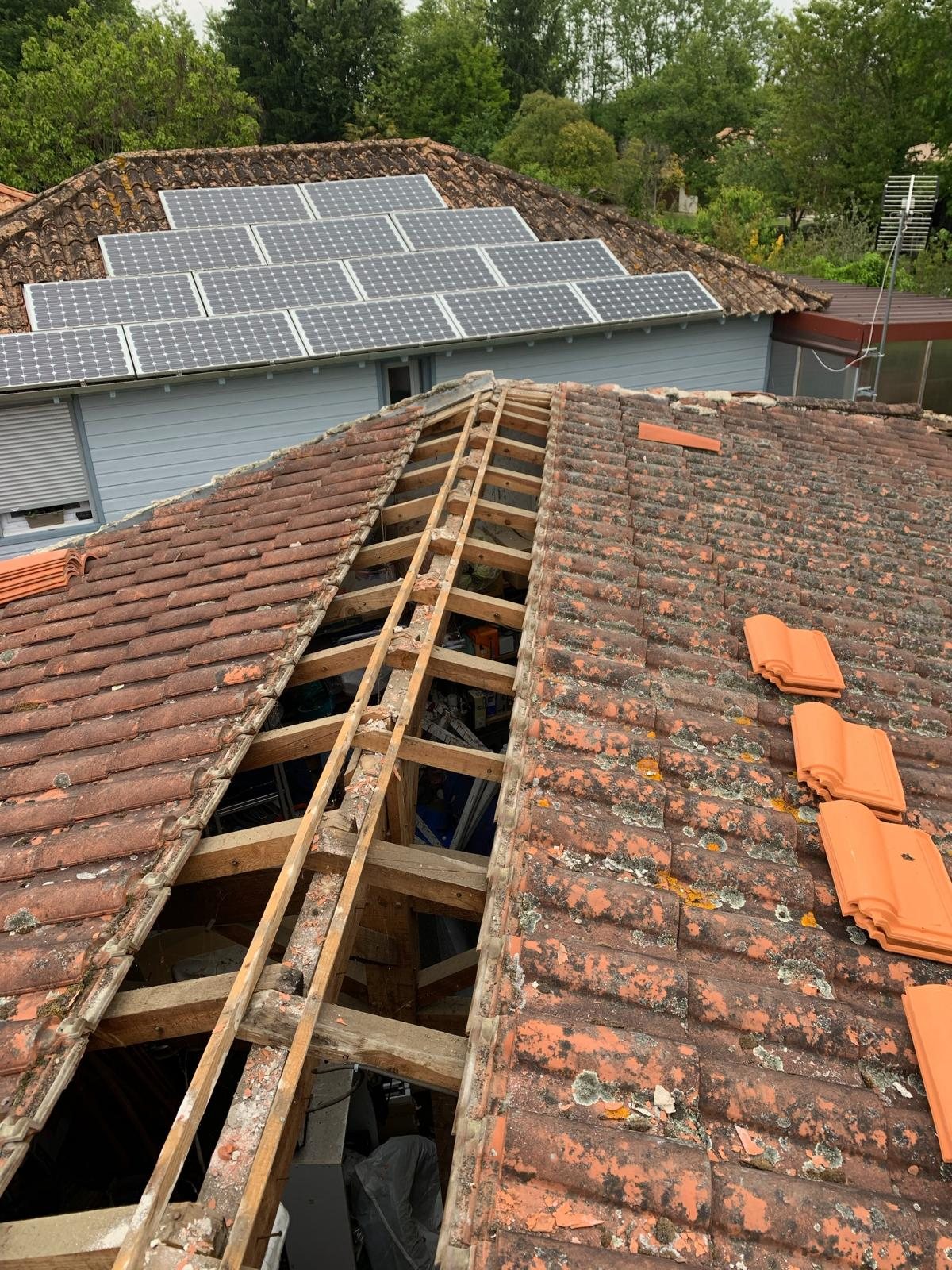 Couverture complète, chantier