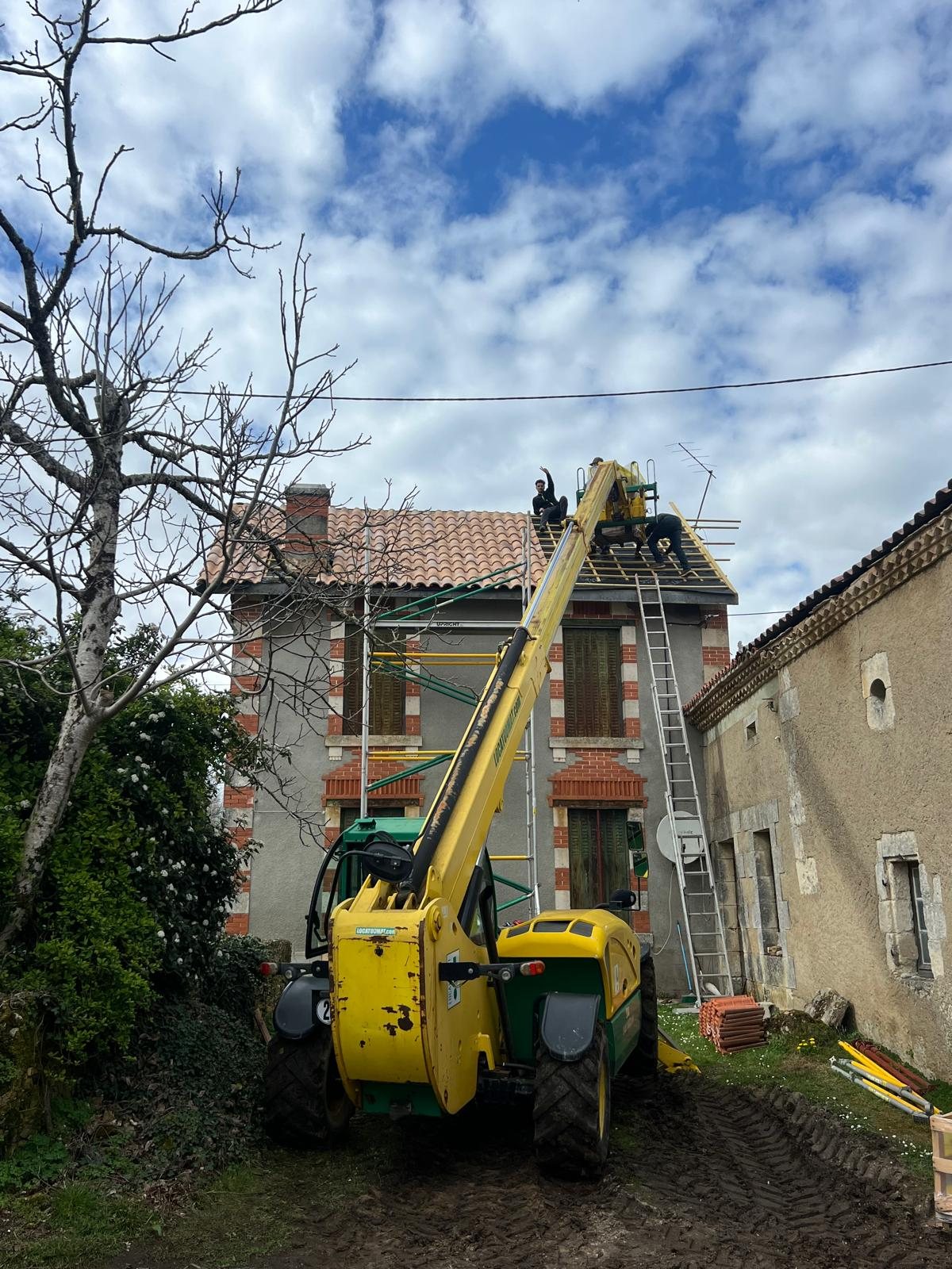 Chantier de couverture